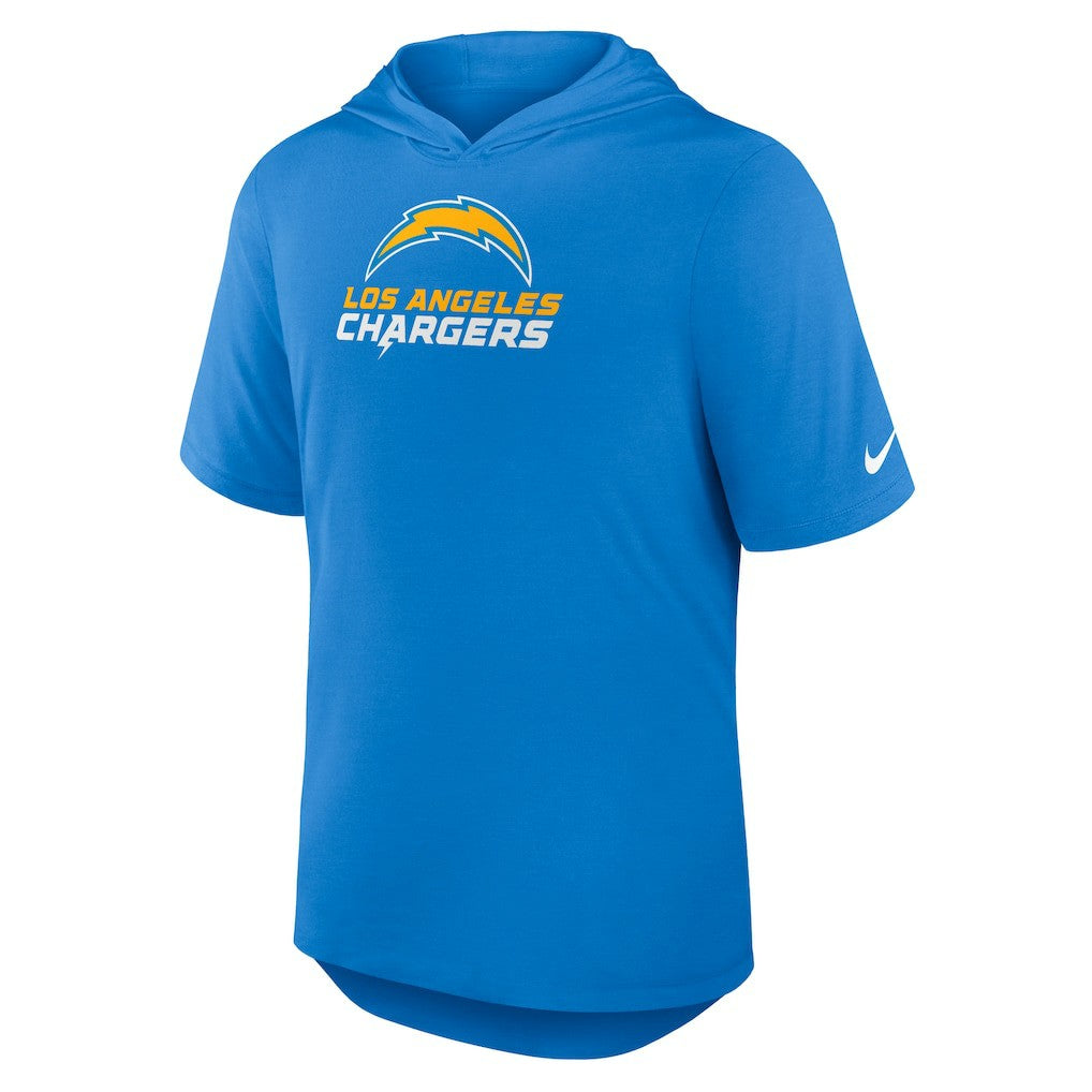 Los Angeles Chargers Lockup Tri-Blend Hoodie T-Shirt - Powder Blue online