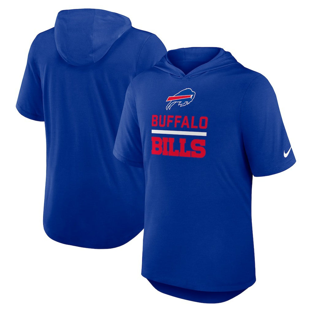 Buffalo Bills Lockup Tri-Blend Hoodie T-Shirt - Royal online