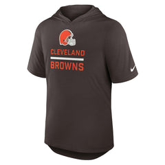 Cleveland Browns Lockup Tri-Blend Hoodie T-Shirt - Brown cheap