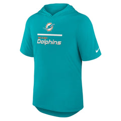 Miami Dolphins Lockup Tri-Blend Hoodie T-Shirt - Aqua for sale