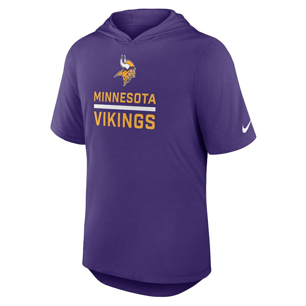 Minnesota Vikings Lockup Tri-Blend Hoodie T-Shirt - Purple for sale