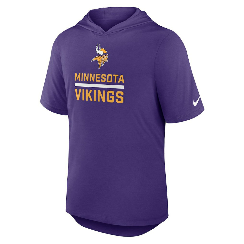 Minnesota Vikings Lockup Tri-Blend Hoodie T-Shirt - Purple for sale