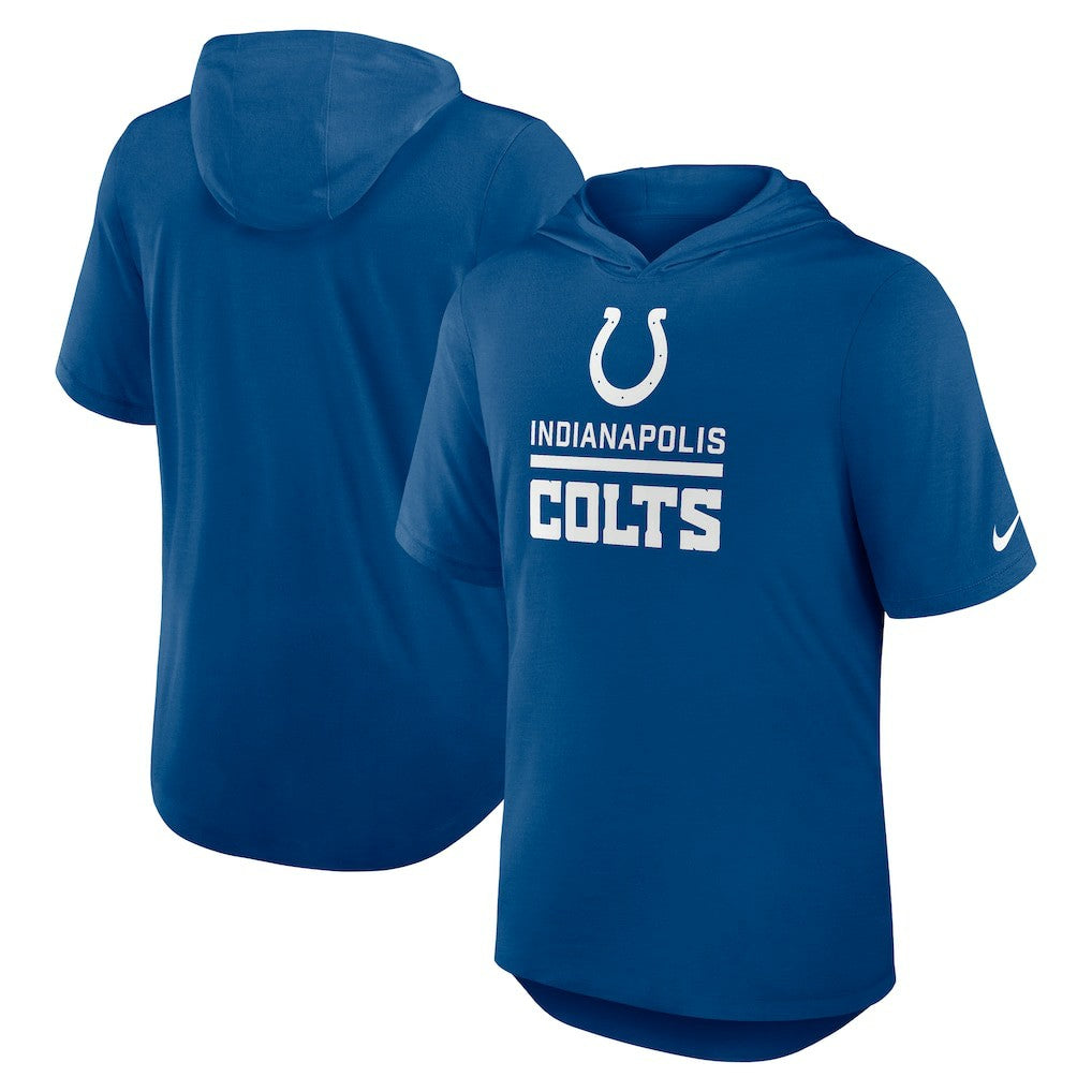 Indianapolis Colts Lockup Tri-Blend Hoodie T-Shirt - Royal on sale