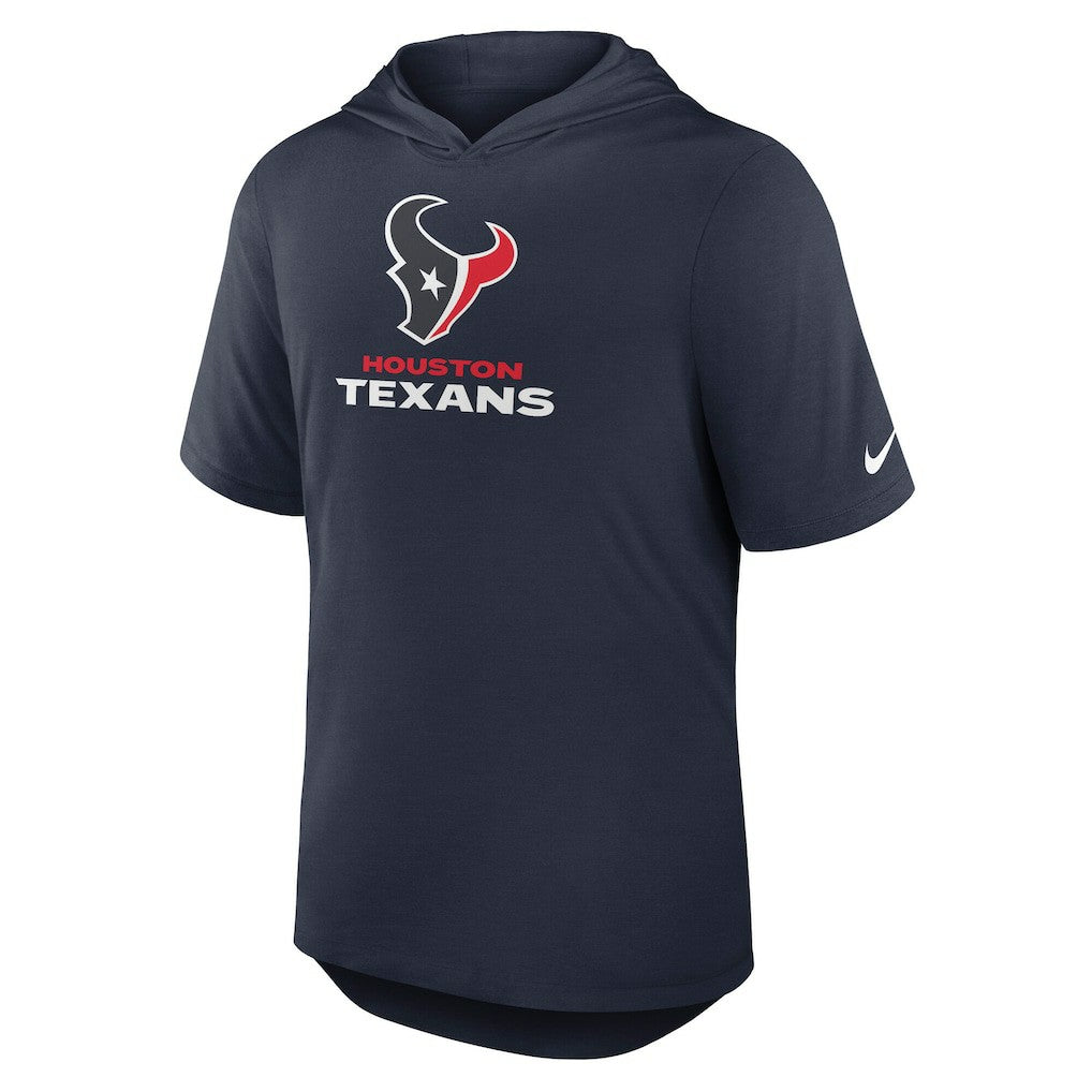 Houston Texans Lockup Tri-Blend Hoodie T-Shirt - Navy for sale