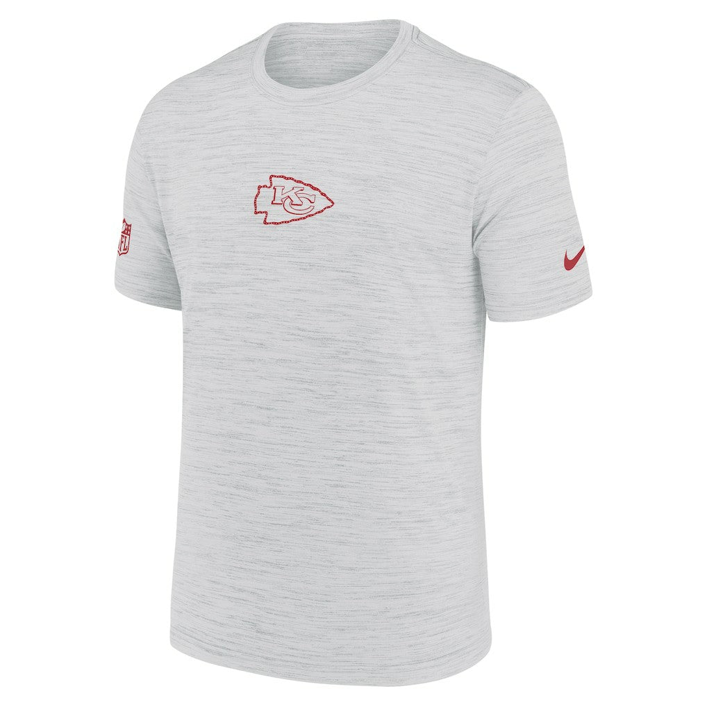 Kansas City Chiefs Sideline Velocity Dri-FIT T-Shirt - Ash online