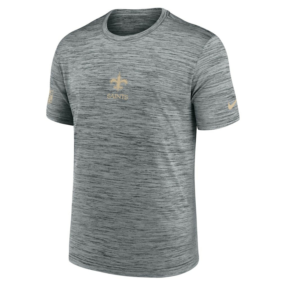 New Orleans Saints Sideline Velocity Dri-FIT T-Shirt - Gray on sale