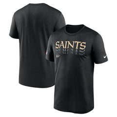 New Orleans Saints Sideline Legend Dri-FIT T-Shirt - Black for sale
