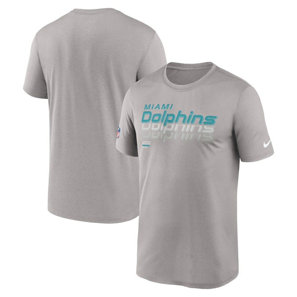 Miami Dolphins Sideline Legend Dri-FIT T-Shirt - Gray discount
