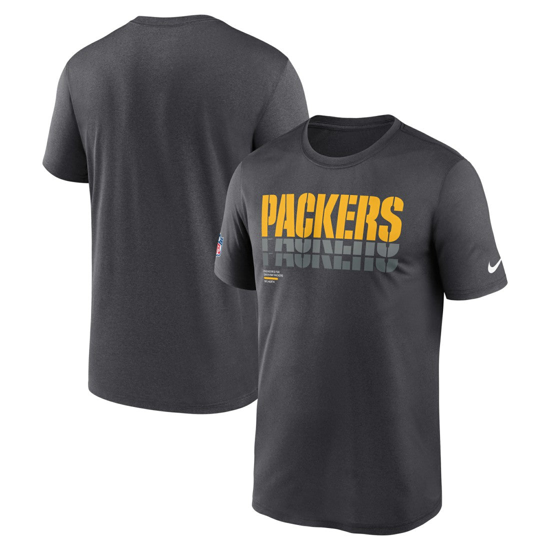 Green Bay Packers Sideline Legend Dri-FIT T-Shirt - Charcoal sale
