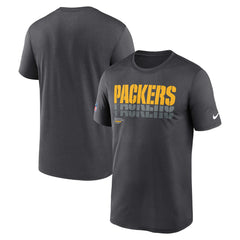 Green Bay Packers Sideline Legend Dri-FIT T-Shirt - Charcoal sale