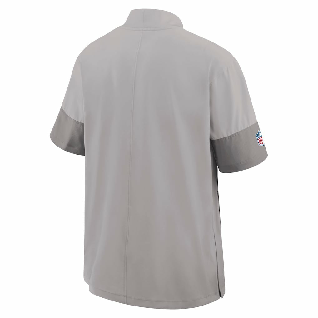Miami Dolphins Sideline Short Sleeve Quarter-Zip Dri-FIT Coach Jacket - Gray online