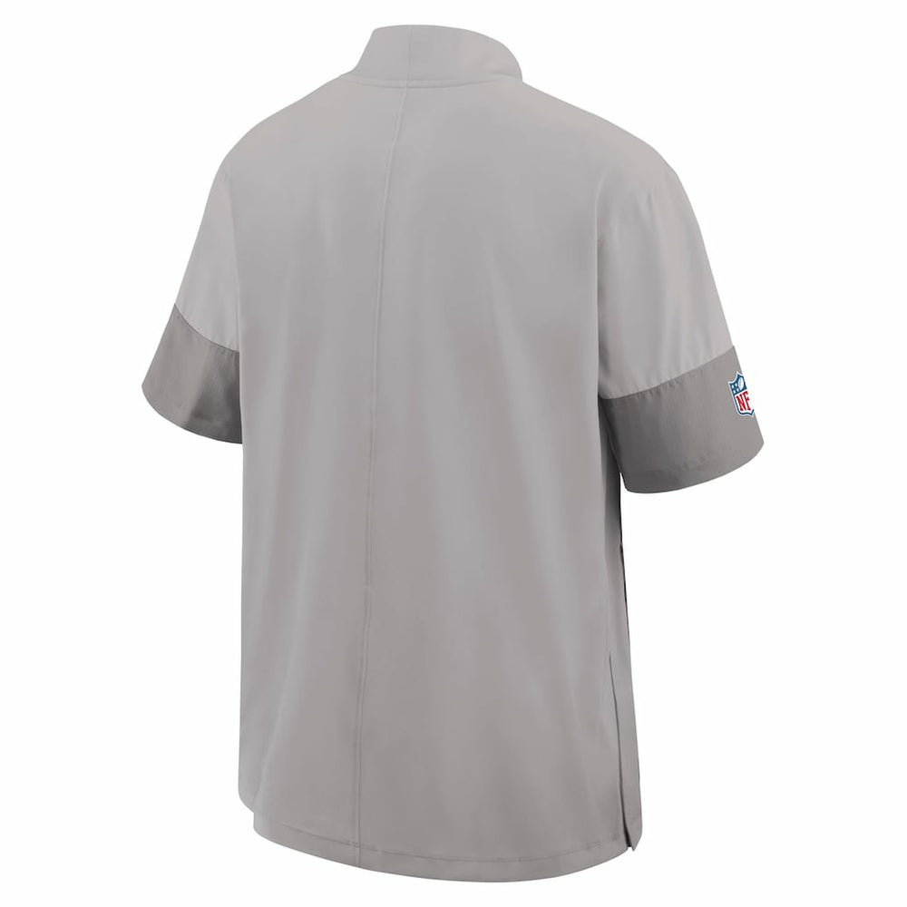 Miami Dolphins Sideline Short Sleeve Quarter-Zip Dri-FIT Coach Jacket - Gray online