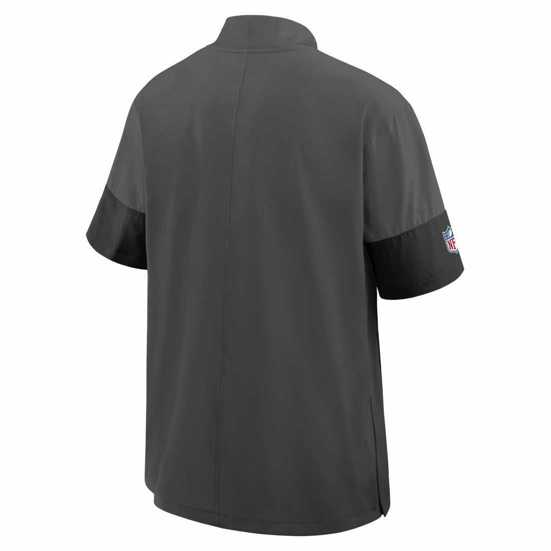 Tampa Bay Buccaneers Sideline Short Sleeve Quarter-Zip Dri-FIT Coach Jacket - Pewter sale