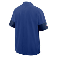 New York Giants Sideline Short Sleeve Quarter-Zip Dri-FIT Coach Jacket - Royal online