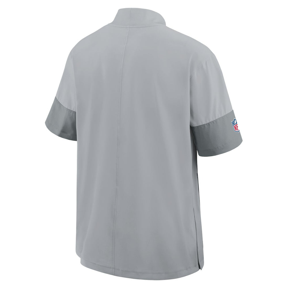 Detroit Lions Sideline Short Sleeve Quarter-Zip Dri-FIT Coach Jacket - Gray online