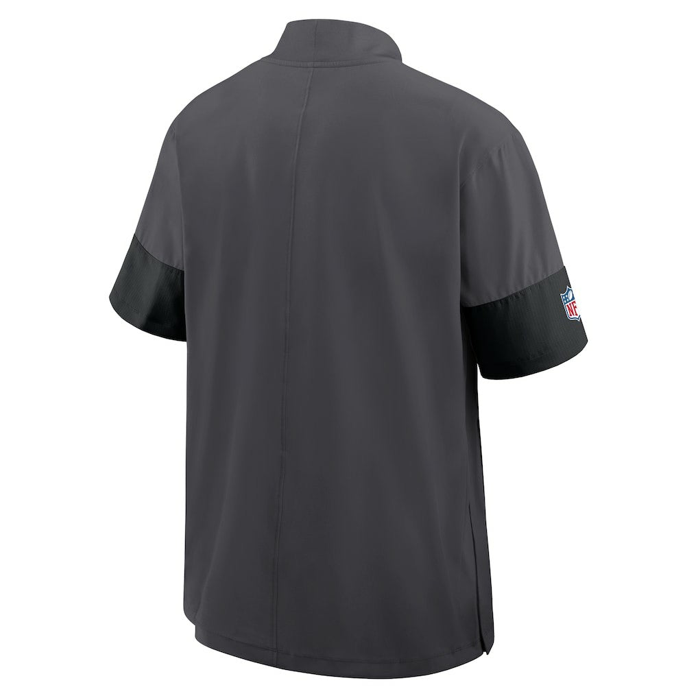 Cleveland Browns Sideline Short Sleeve Quarter-Zip Dri-FIT Coach Jacket - Anthracite discount