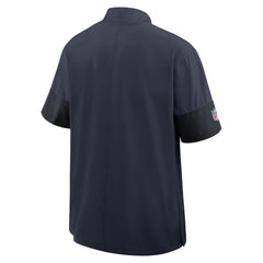 Chicago Bears Sideline Short Sleeve Quarter-Zip Dri-FIT Coach Jacket - Navy sale