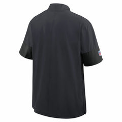 Houston Texans Sideline Short Sleeve Quarter-Zip Dri-FIT Coach Jacket - Navy for sale