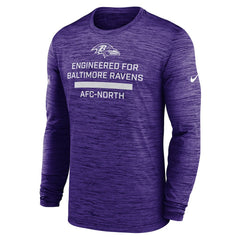 Baltimore Ravens Sideline Velocity Performance Long Sleeve T-Shirt - Purple online
