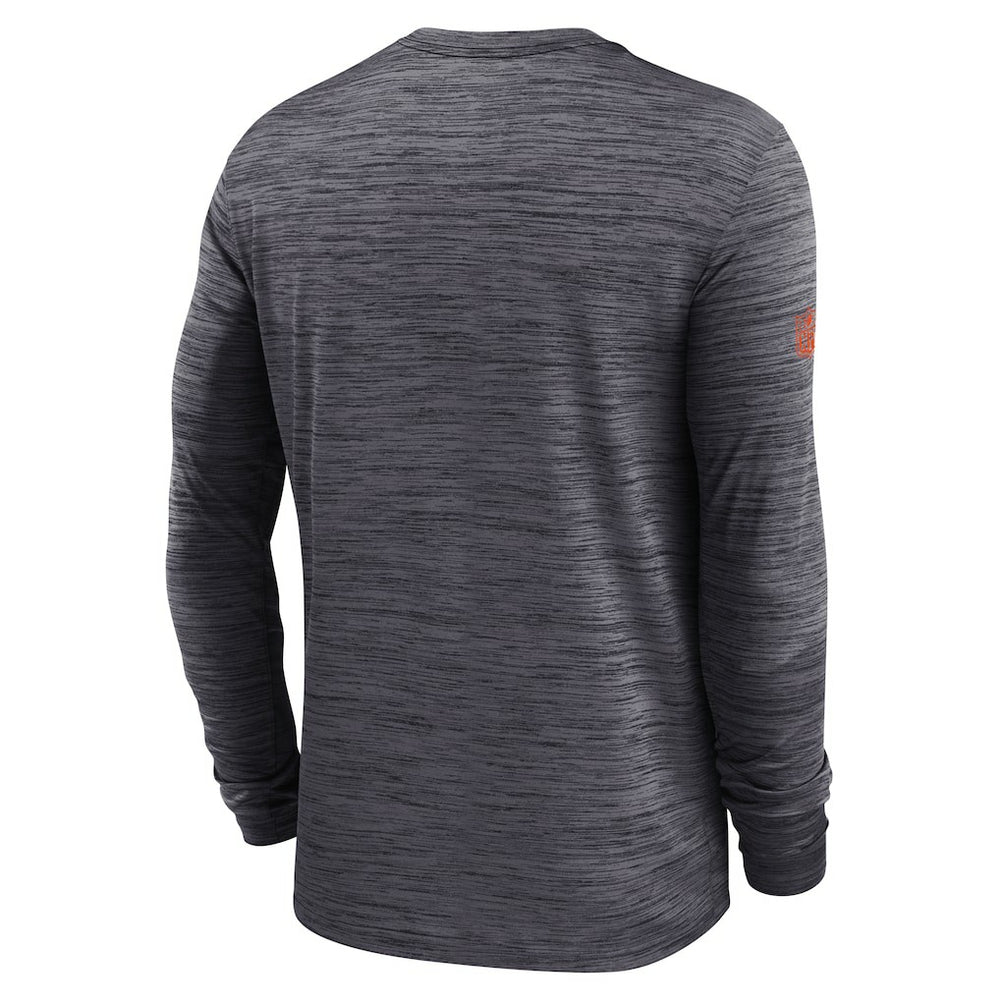 Cincinnati Bengals Sideline Velocity Performance Long Sleeve T-Shirt - Black for sale