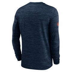 Denver Broncos Sideline Velocity Performance Long Sleeve T-Shirt - Navy sale