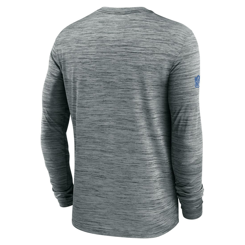 Detroit Lions Sideline Velocity Performance Long Sleeve T-Shirt - Gray discount