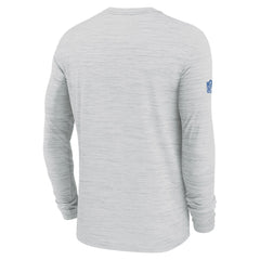 Detroit Lions Sideline Velocity Performance Long Sleeve T-Shirt - Ash sale