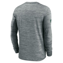 Green Bay Packers Sideline Velocity Performance Long Sleeve T-Shirt - Gray on sale