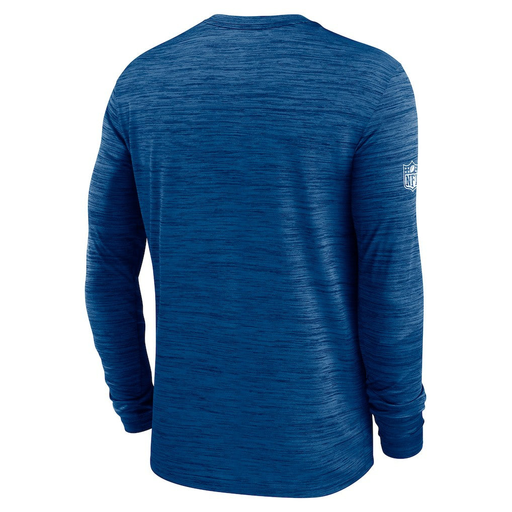 Indianapolis Colts Sideline Velocity Performance Long Sleeve T-Shirt - Royal cheap