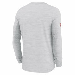 Kansas City Chiefs Sideline Velocity Performance Long Sleeve T-Shirt - Ash cheap