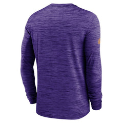 Minnesota Vikings Sideline Velocity Performance Long Sleeve T-Shirt - Purple sale