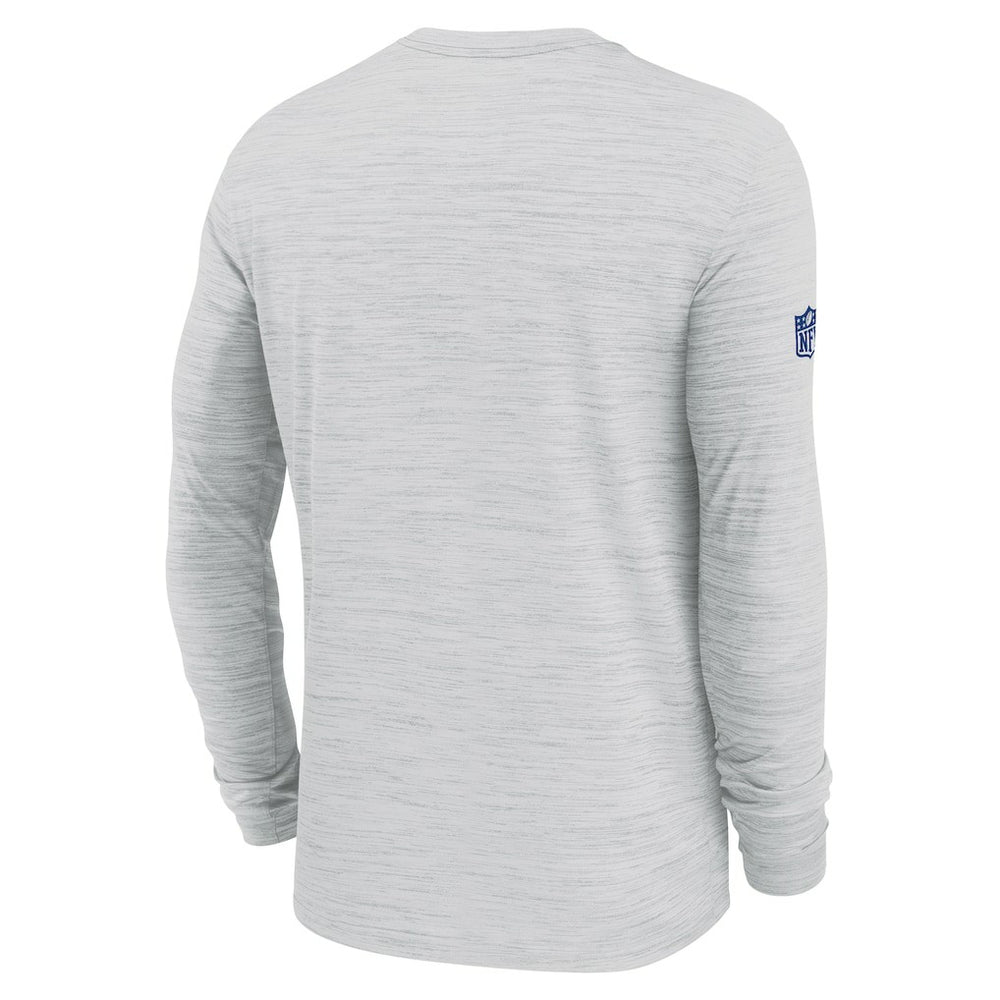 New York Giants Sideline Velocity Performance Long Sleeve T-Shirt - Ash discount