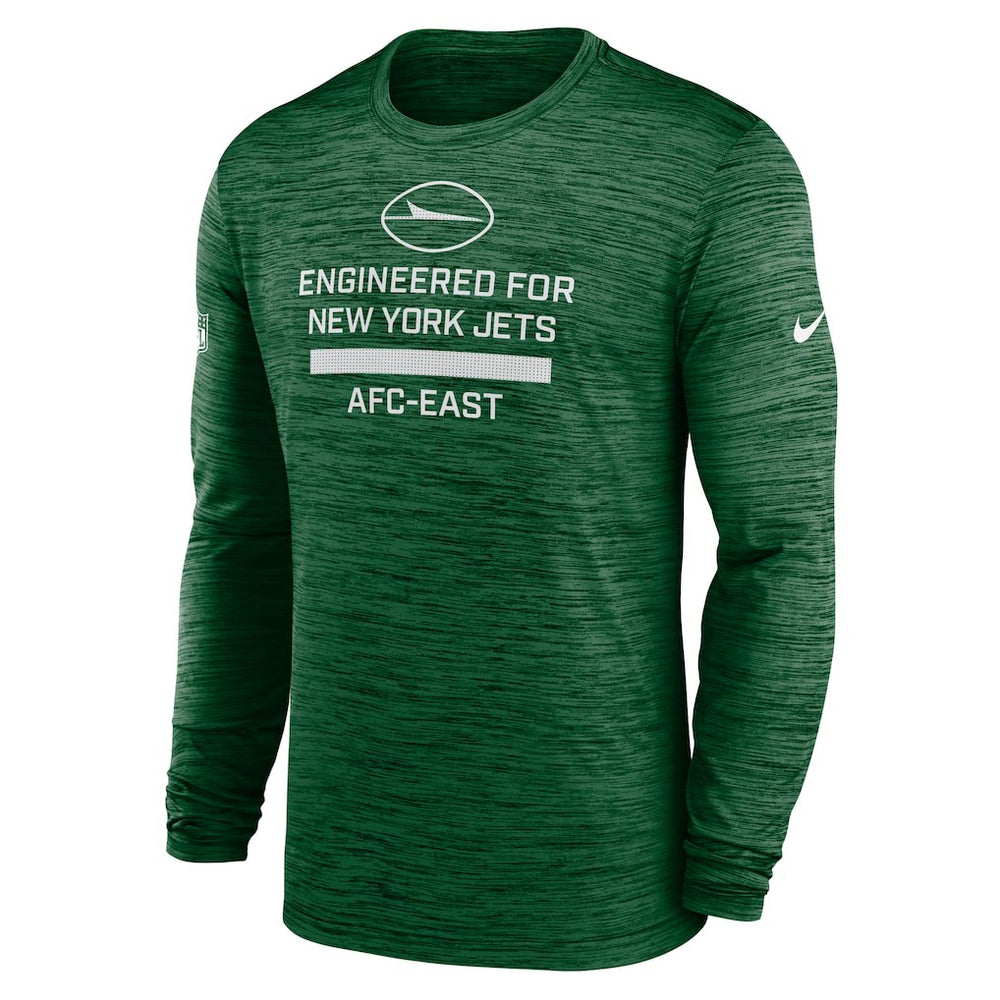 New York Jets Sideline Velocity Performance Long Sleeve T-Shirt - Green discount