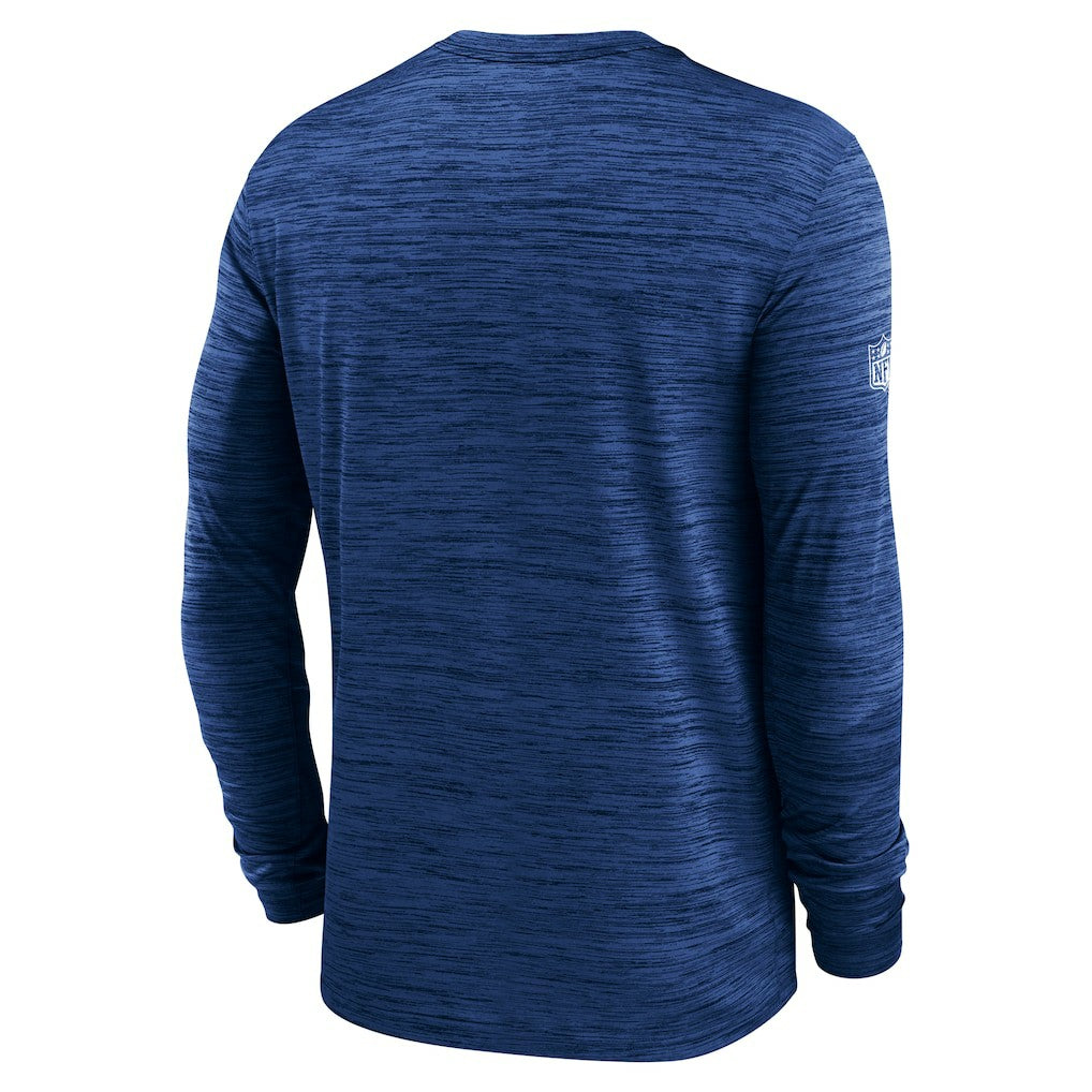 New York Giants Sideline Velocity Performance Long Sleeve T-Shirt - Royal online