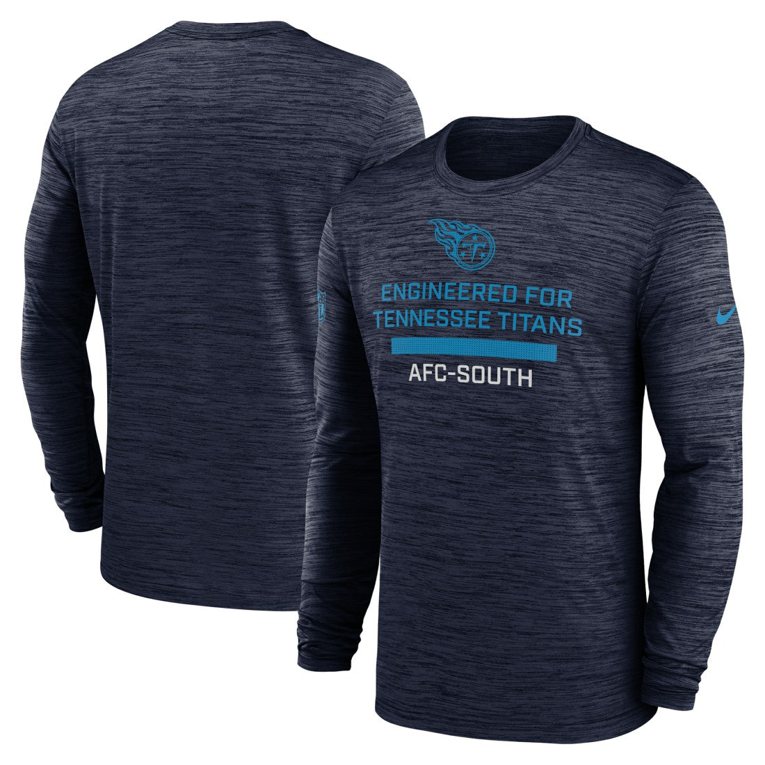 Tennessee Titans Sideline Velocity Performance Long Sleeve T-Shirt - Navy outlet