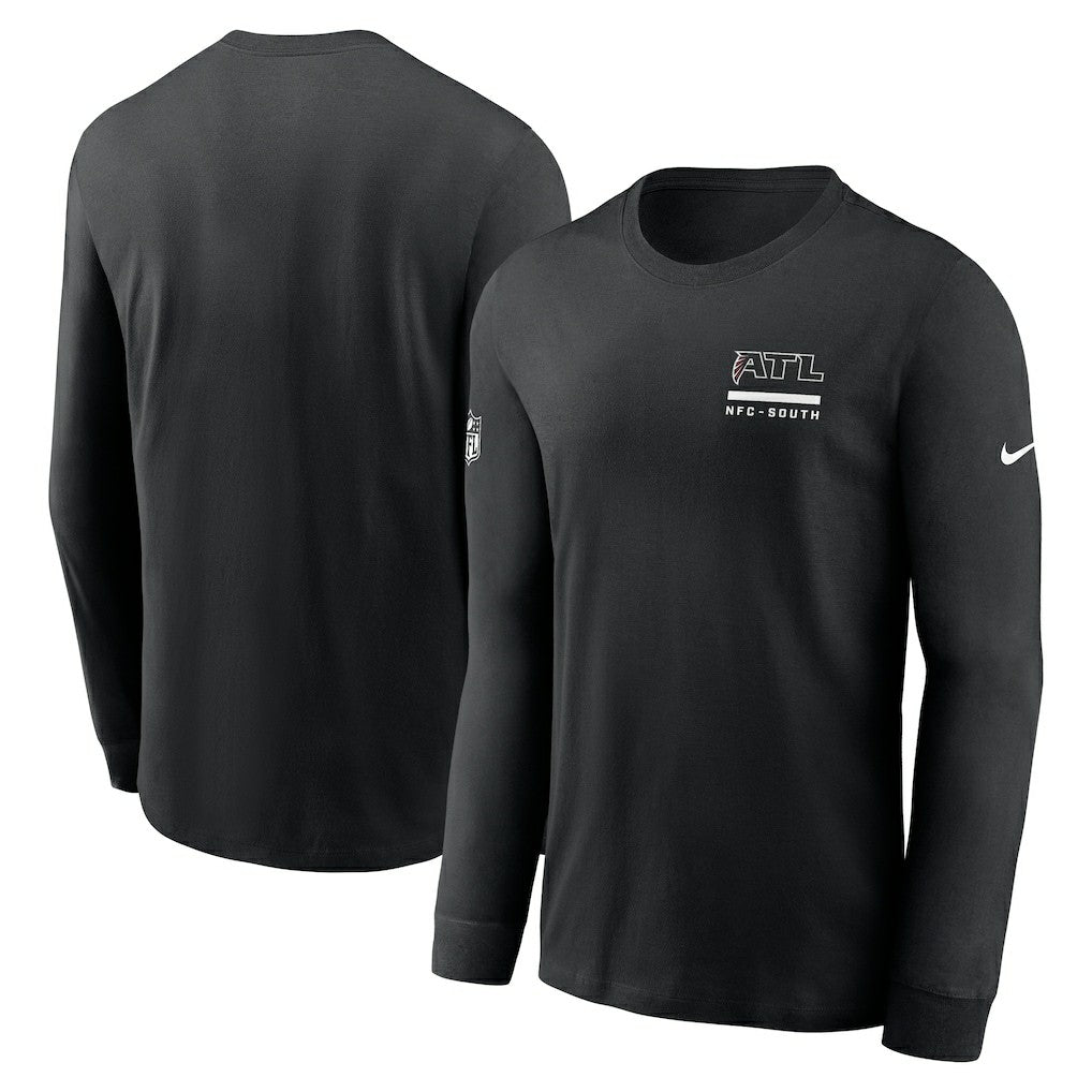 Atlanta Falcons Sideline Dri-FIT Long Sleeve T-Shirt - Black cheap