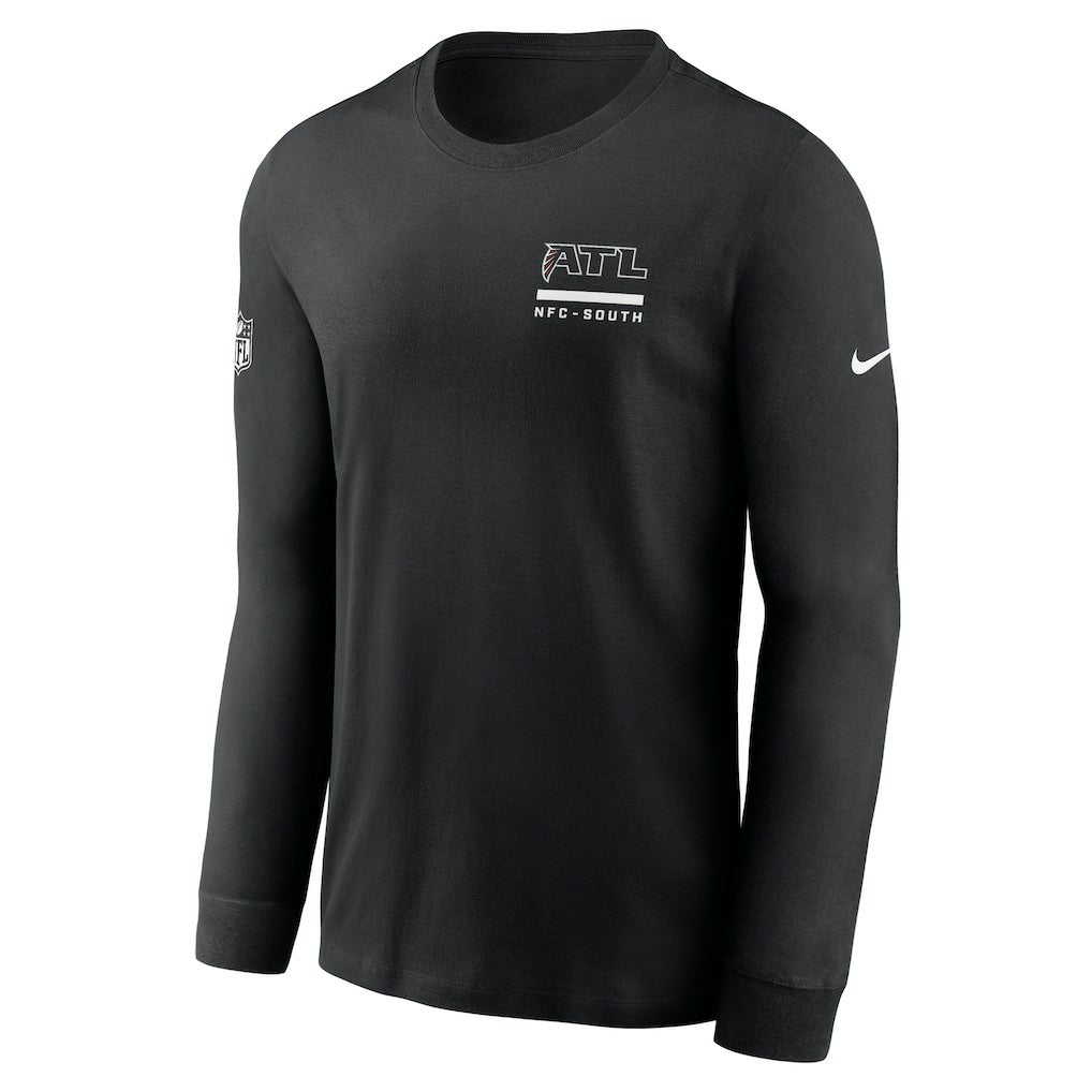 Atlanta Falcons Sideline Dri-FIT Long Sleeve T-Shirt - Black cheap