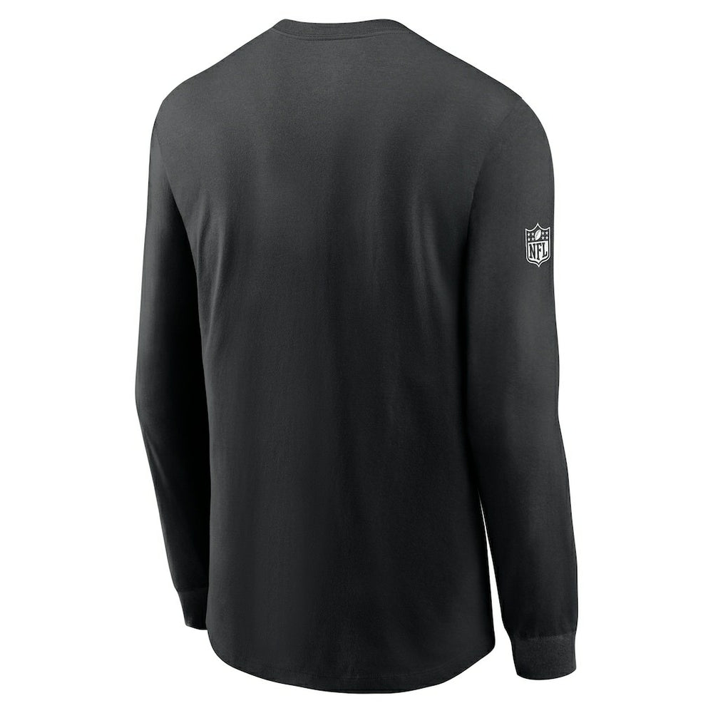 Atlanta Falcons Sideline Dri-FIT Long Sleeve T-Shirt - Black cheap