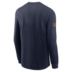 Denver Broncos Sideline Dri-FIT Long Sleeve T-Shirt - Navy for sale