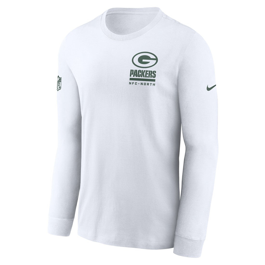 Green Bay Packers Sideline Dri-FIT Long Sleeve T-Shirt - White on sale
