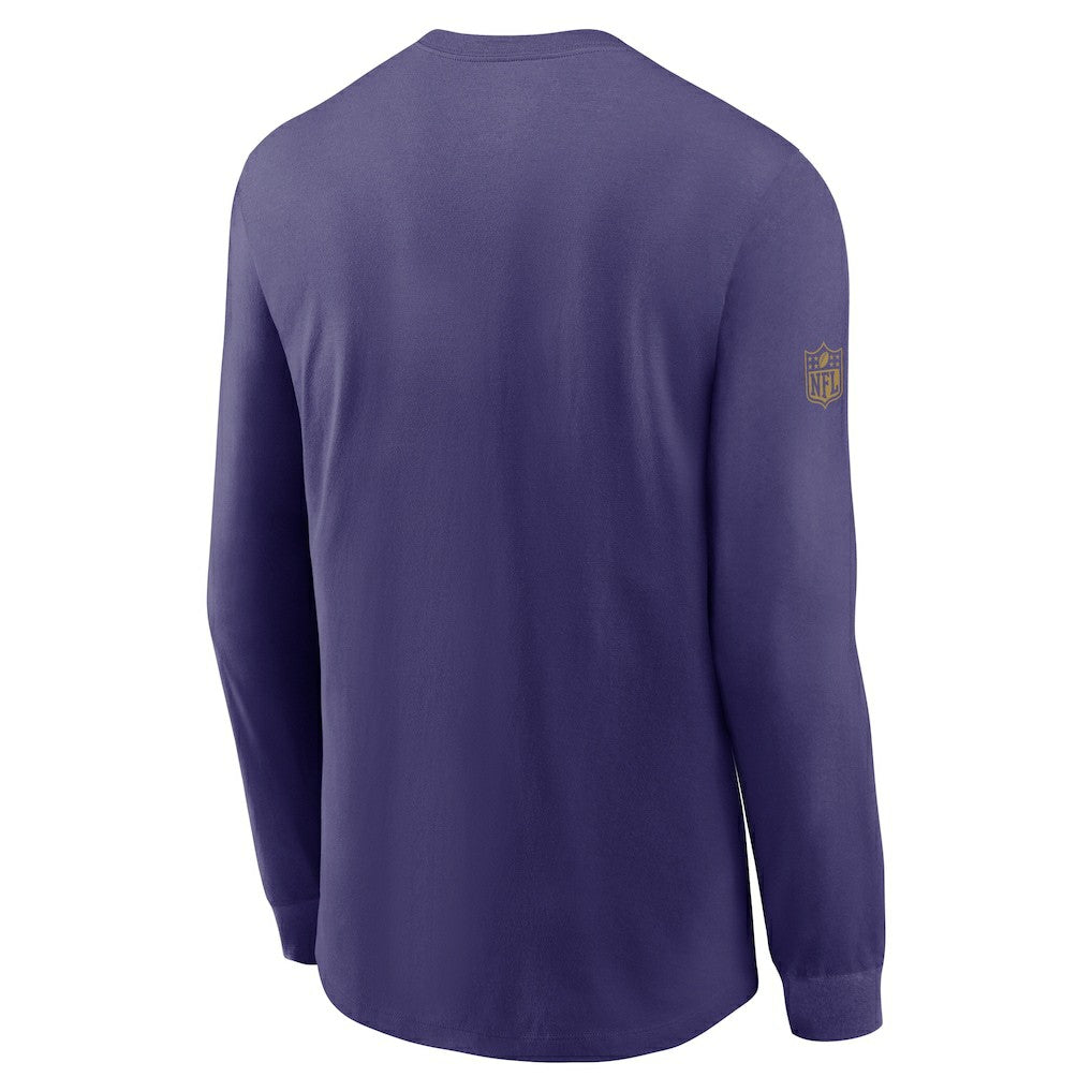 Baltimore Ravens Sideline Dri-FIT Long Sleeve T-Shirt - Purple sale