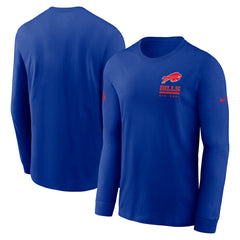 Buffalo Bills Sideline Dri-FIT Long Sleeve T-Shirt - Royal for sale