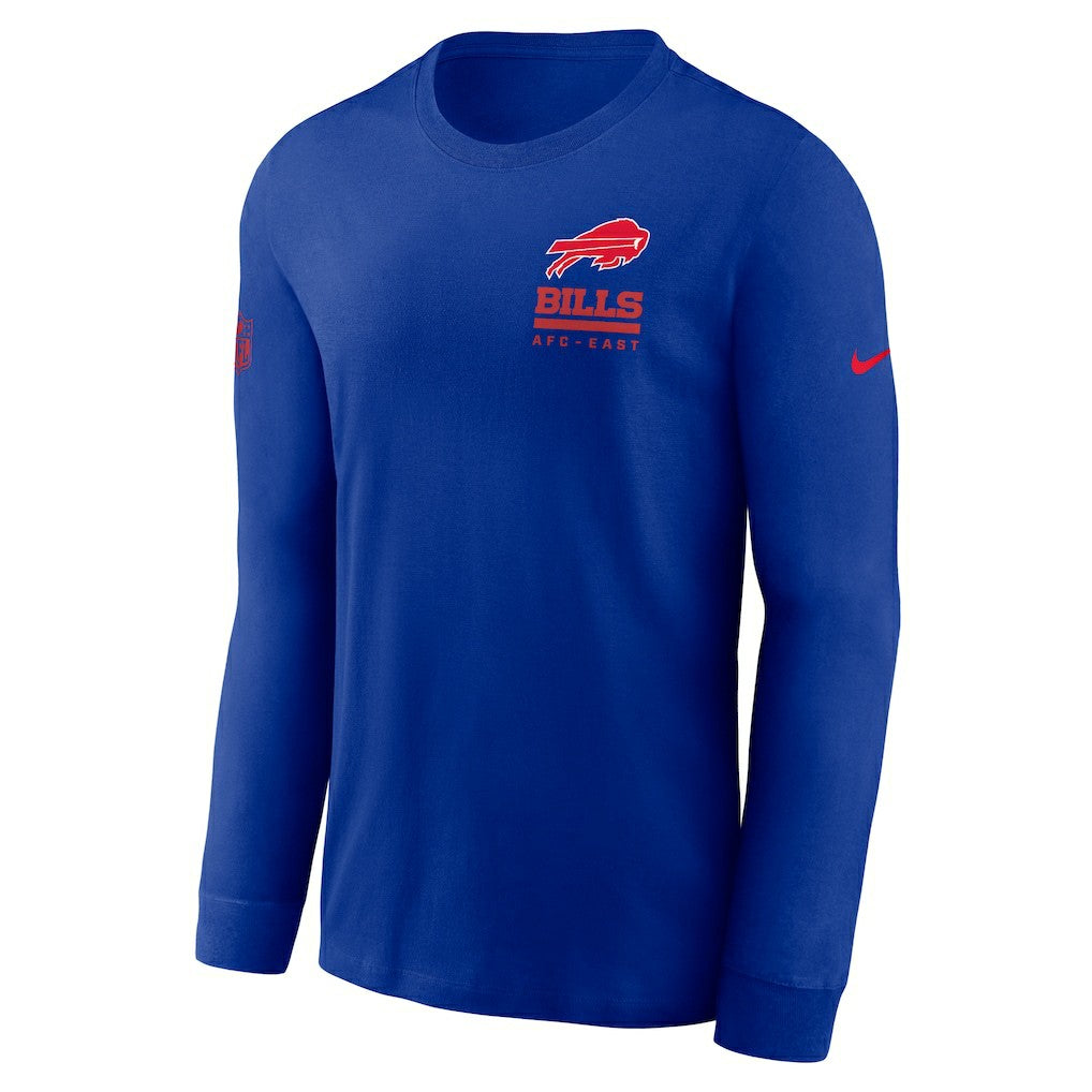 Buffalo Bills Sideline Dri-FIT Long Sleeve T-Shirt - Royal for sale