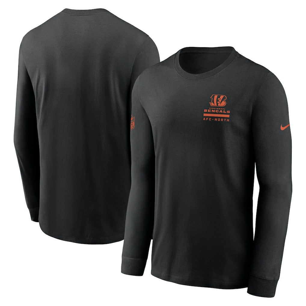 Cincinnati Bengals Sideline Dri-FIT Long Sleeve T-Shirt - Black online