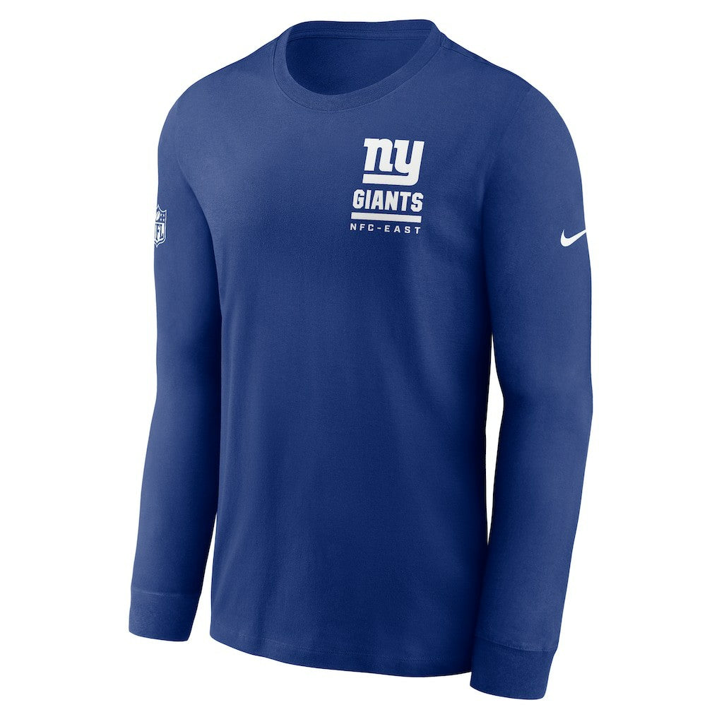 New York Giants Sideline Dri-FIT Long Sleeve T-Shirt - Royal discount