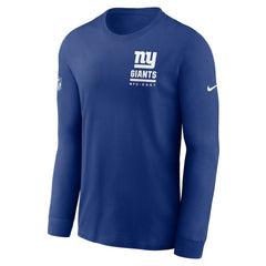 New York Giants Sideline Dri-FIT Long Sleeve T-Shirt - Royal discount
