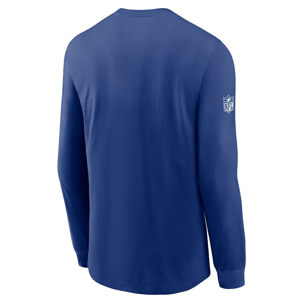 New York Giants Sideline Dri-FIT Long Sleeve T-Shirt - Royal discount