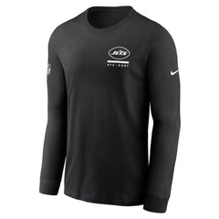 New York Jets Sideline Dri-FIT Long Sleeve T-Shirt - Black sale