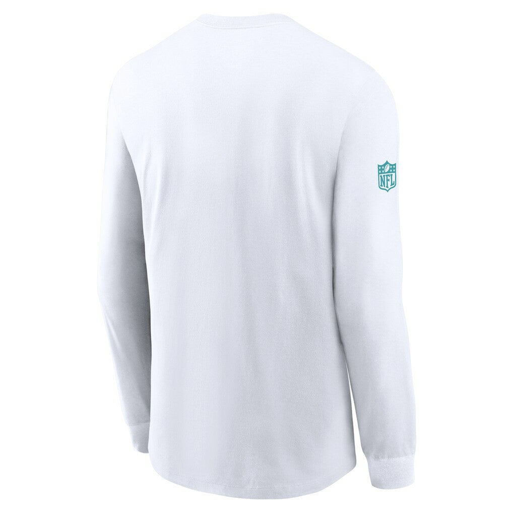 Miami Dolphins Sideline Dri-FIT Long Sleeve T-Shirt - White online