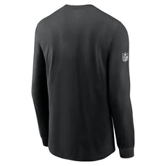 Minnesota Vikings Sideline Dri-FIT Long Sleeve T-Shirt - Black sale